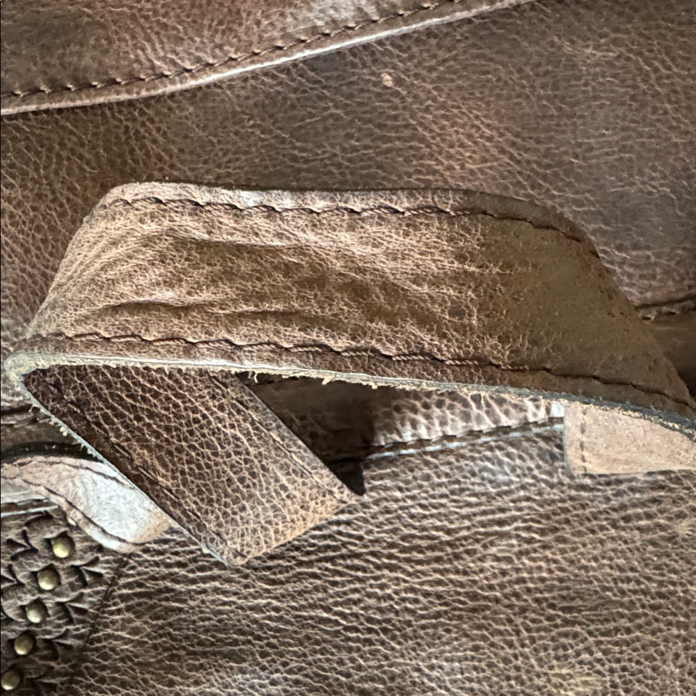 Patricia Nash Dark Brown Leather Backpack - Picture 8 of 11